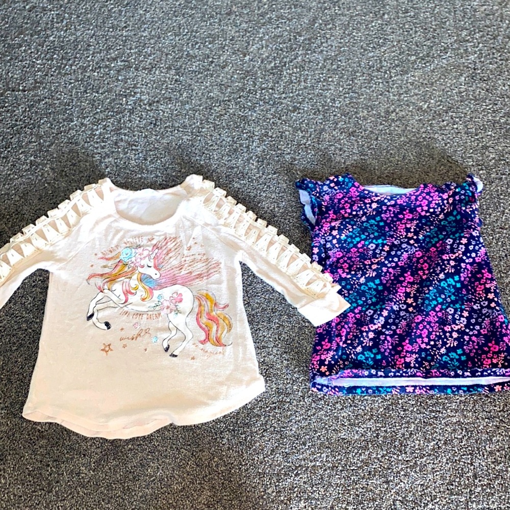Little Girl’s Size 6 shirts